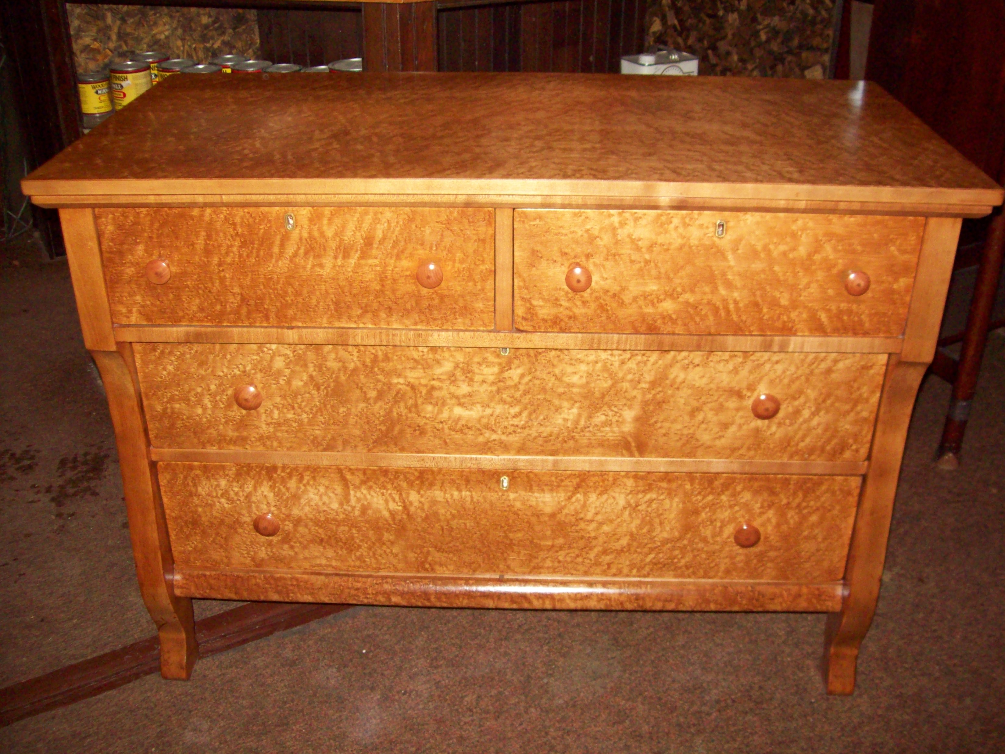 Comments From Cynthia On Her Bird S Eye Maple Dresser Strippers